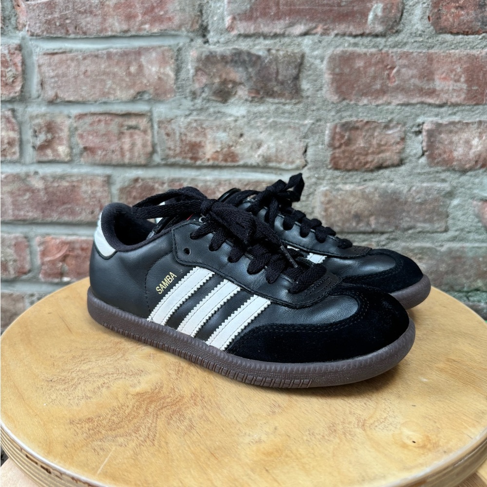 Adidas Kids Samba Black Sneakers